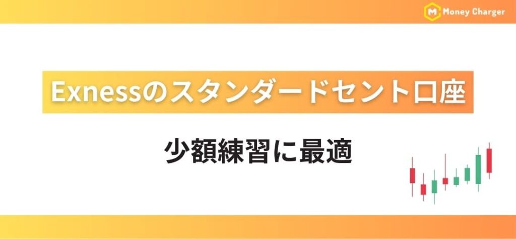 Exnessのスタンダードセント口座|少額練習に最適