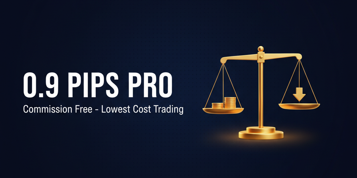 บัญชี PRO ที่ให้ผลตอบแทน 0.9 pip และไม่มีค่าธรรมเนียมการซื้อขาย - หนึ่งในสภาพแวดล้อมที่มีต้นทุนต่ำที่สุดในอุตสาหกรรม