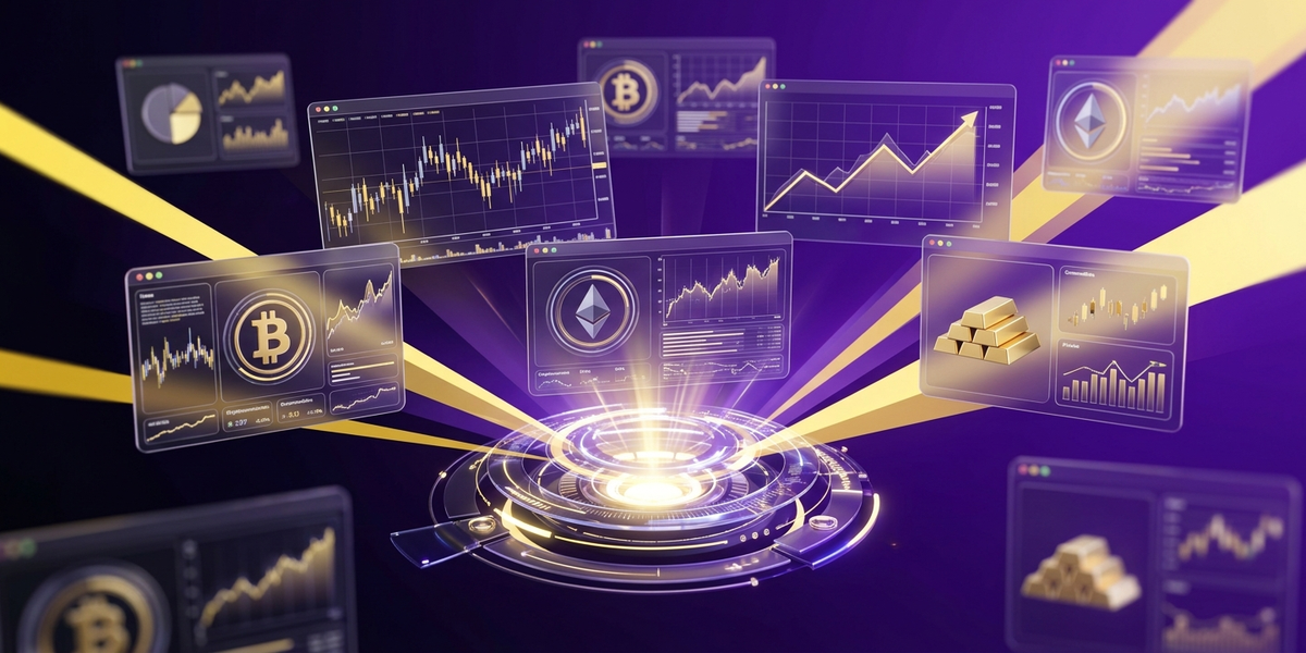 Perdagangkan lebih dari 1.000 instrumen termasuk FX, saham, dan mata uang kripto dengan satu platform MT5