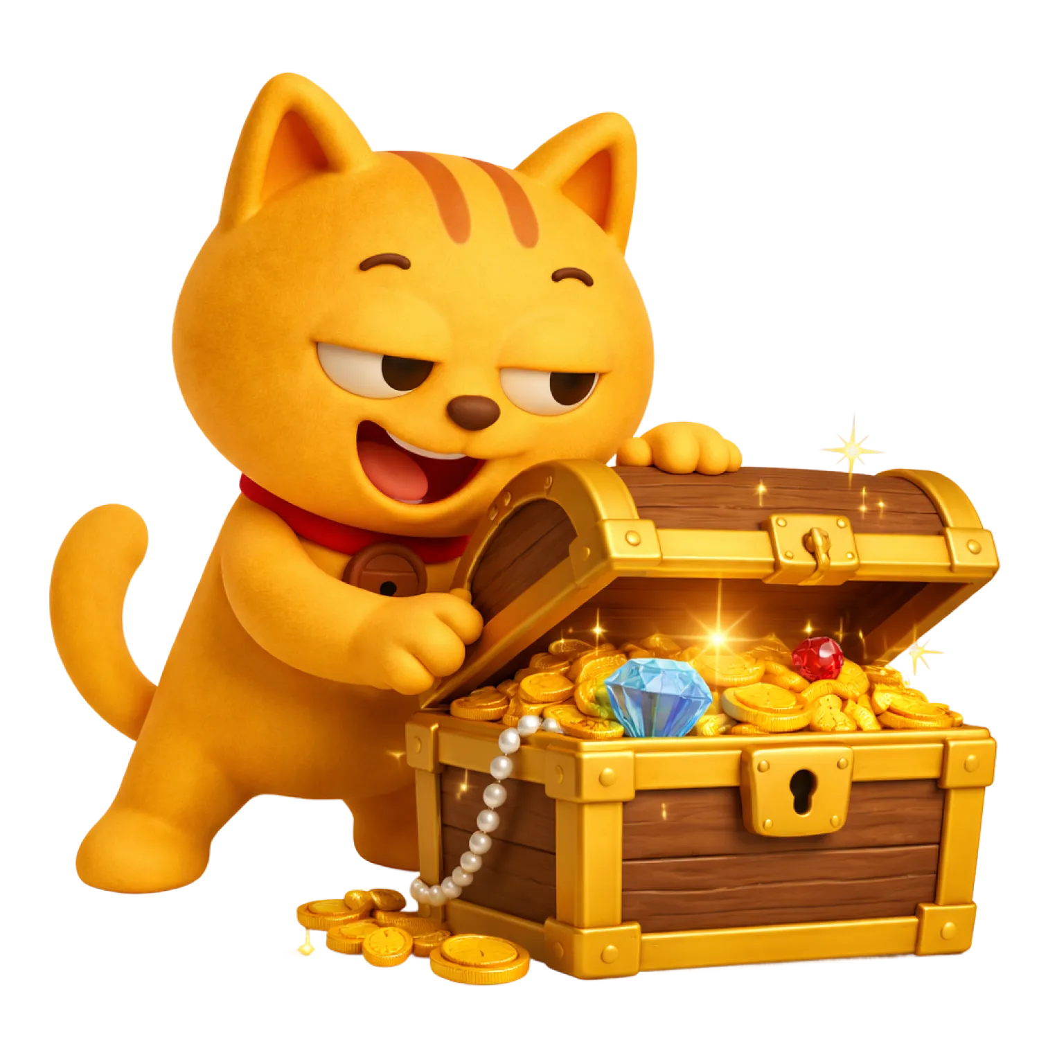 宝箱マネチャネコ