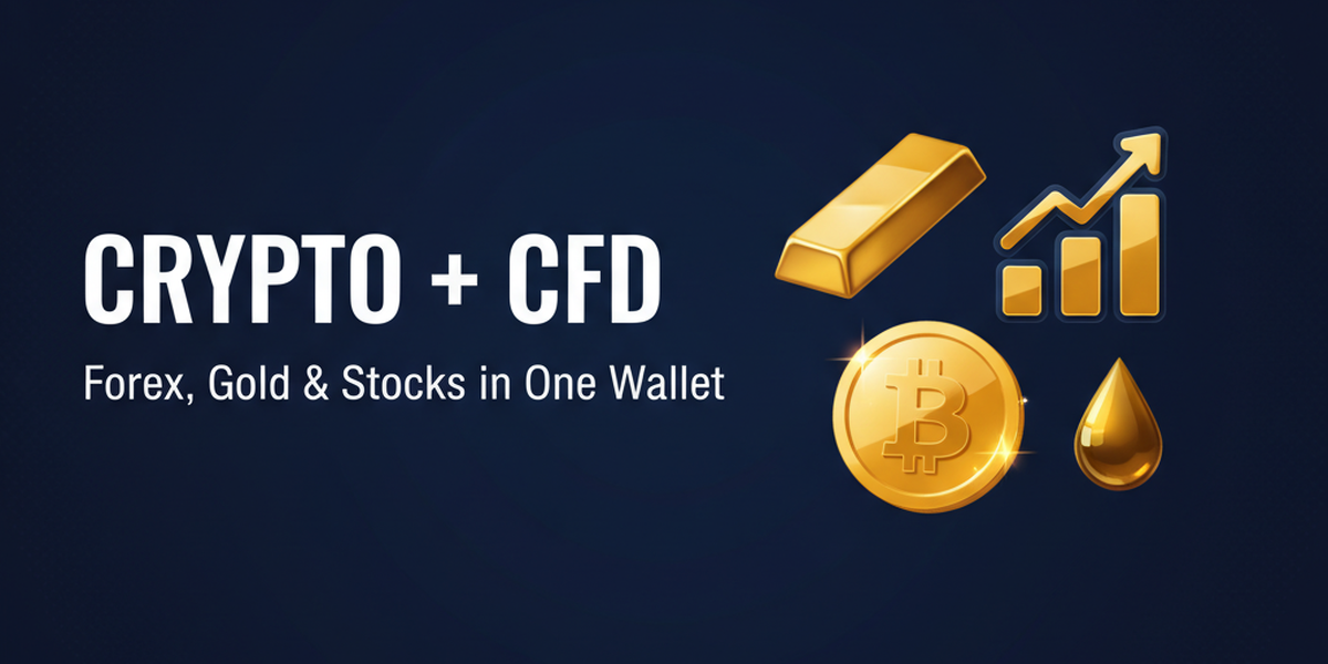 仮想通貨もFX・指数も1口座で取引できるCFD対応