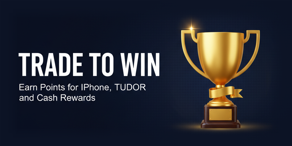 取引ポイント自動加算×iPhone・TUDOR等が当たるリワード