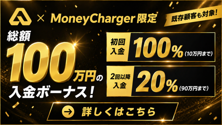 AxonMarkets × マネチャ 総額100万円 入金ボーナス