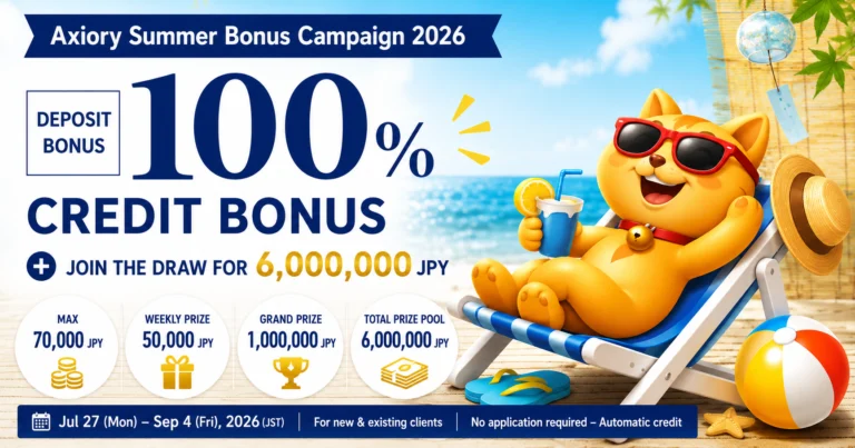 Axiory Mid-Year Gift Campaign 2026 | 100% Deposit Bonus + Raffle with a total prize pool of approximately $37,500
