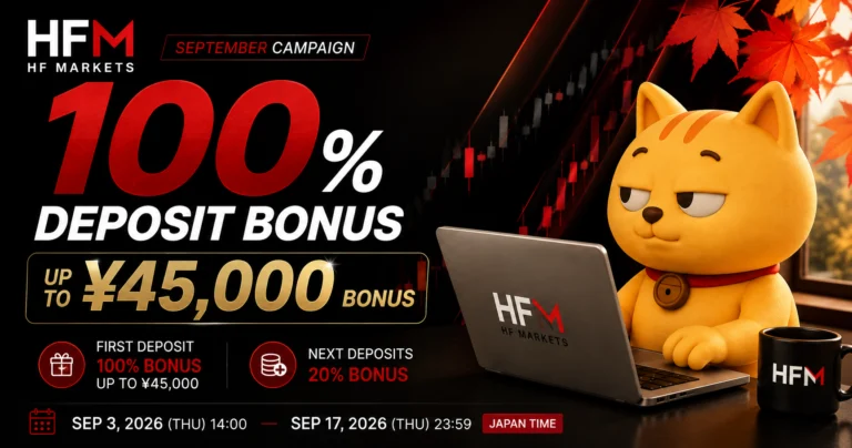 Kempen Bonus Deposit 100% HFM : Sehingga kira-kira $281.25 untuk deposit pertama anda